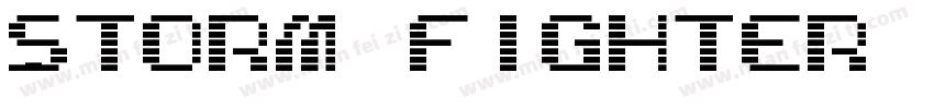 Storm Fighter Regular字体转换